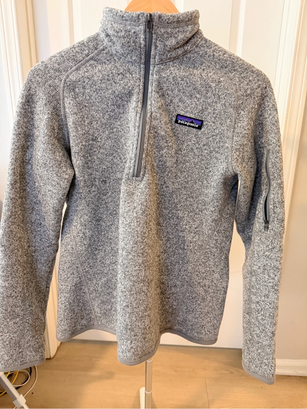Patagonia women’s Gray Half-Zip Fleece Pullover